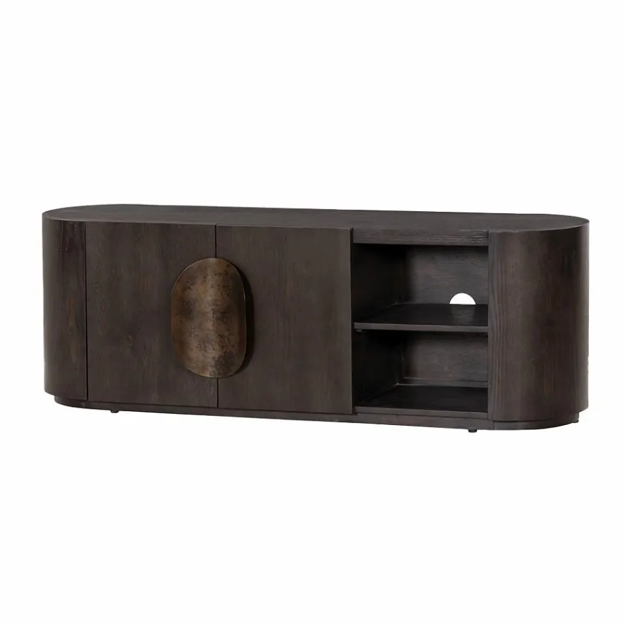 Tower Living Allure TV-meubel donkerbruin 150 cm New