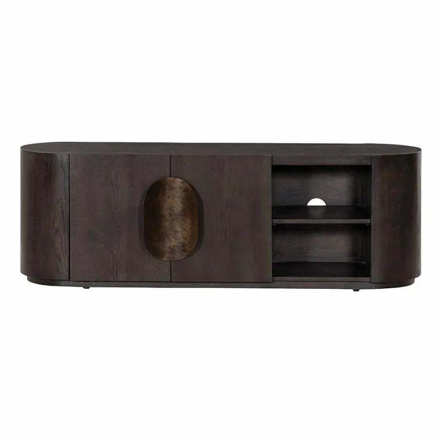 Tower Living Allure TV-meubel donkerbruin 150 cm New