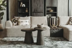 Tower Living Asti Bijzettafel rond olijfbruin 60 cm Sale
