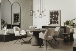 Tower Living Asti Bijzettafel rond olijfbruin 60 cm Sale