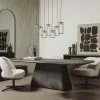 Tower Living Asti Eetkamertafel zwart 200 cm Discount