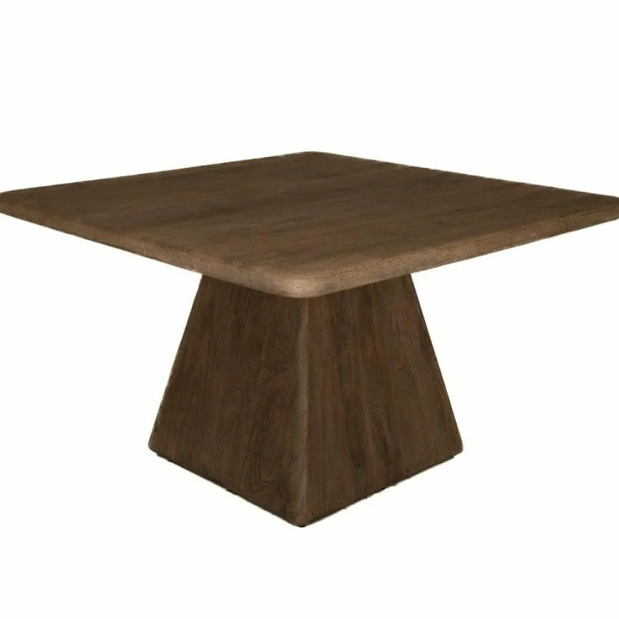 Tower Living Asti Eetkamertafel vierkant bruin 150 cm Outlet