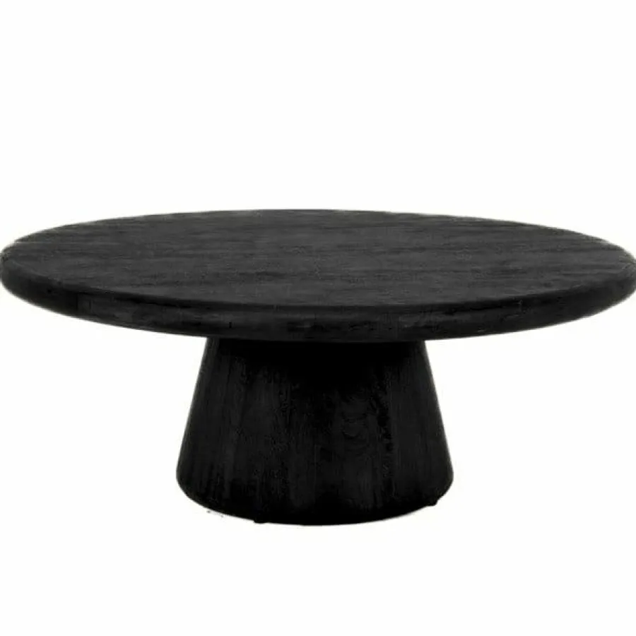 Tower Living Asti Salontafel rond zwart 90 cm