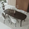 Tower Living Aura Eetkamertafel espresso 220 cm - Deens Ovaal Sale