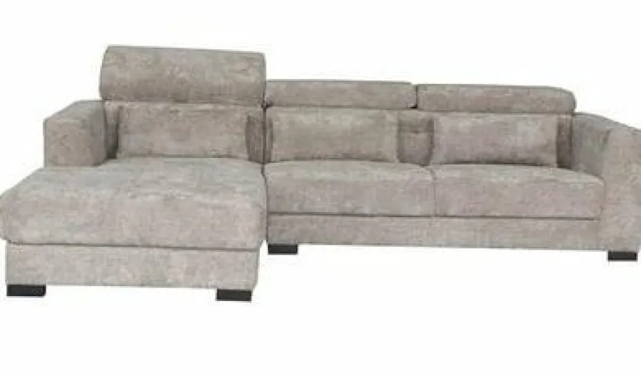 Tower Living Bank Brighton - 3 zits + Chaise Longue Links - Taupe 17 Discount