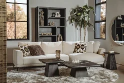 Tower Living Bank Prescot 2 5-AR + Chaise L - Sahara 120 beige Online