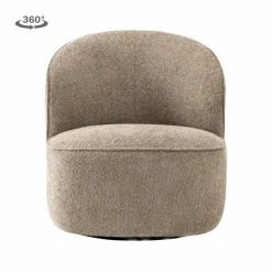 Tower Living Belvi Fauteuil - fabric AJ3019-11 Beige (draaibaar) Discount