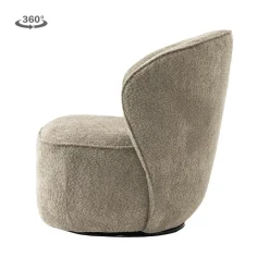 Tower Living Belvi Fauteuil - fabric AJ3019-11 Beige (draaibaar) Discount