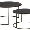 Tower Living Bijzettafel Spello set van 2 – 74-58 cm Discount