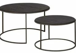 Tower Living Bijzettafel Spello set van 2 – 74-58 cm Discount