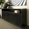 Tower Living Dressoir Paterno mango zwart 155 cm Hot