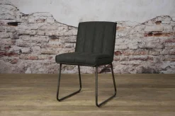 Tower Living Eetkamerstoel Santo - grijs, antraciet en bruin Best