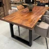 Tower Living Eettafel Nicosia Mango met stalen U poot showroommodel 200 cm