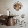 Tower Living Eettafel Premana rond - 130 x 130 – bruin