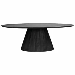 Tower Living Eettafel Premana ovaal - 220x120 – zwart Online