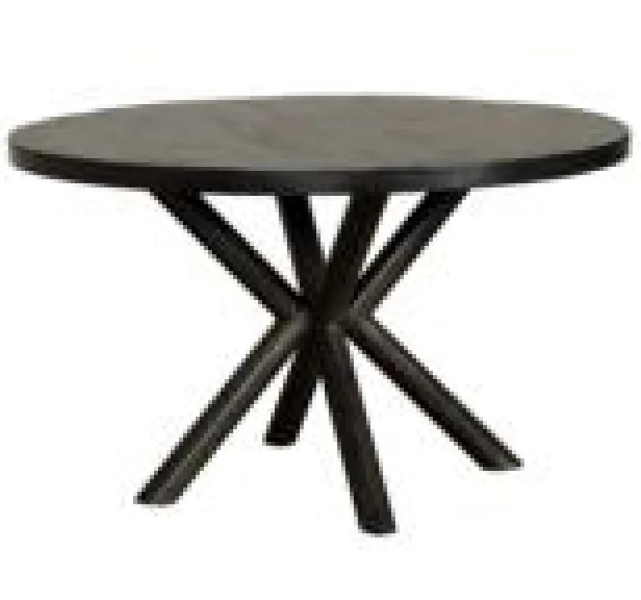 Tower Living Eettafel rond Selva mango zwart Ø 130 cm Sale