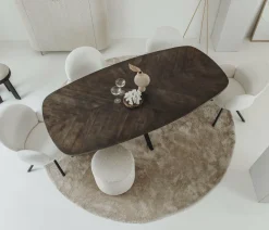 Tower Living Eettafel Silvi 240x110 – olijfbruin Sale