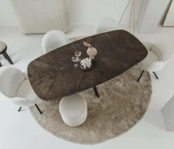 Tower Living Eettafel Silvi 220x110 – olijfbruin Online