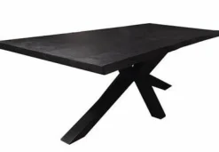Tower Living Eettafel Sovana Live edge blank of zwart - diverse afmetingen Hot