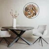 Tower Living Eettafel Trivero 150x150 Mango zwart