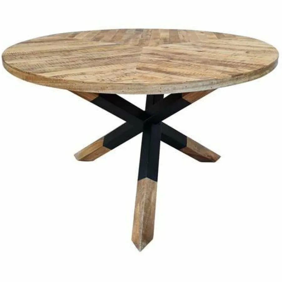 Tower Living Eettafel Viola mango rond - 130 – naturel New