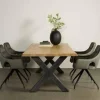 Tower Living Eettafel Xara Live edge blank of zwart - diverse afmetingen Online
