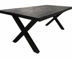 Tower Living Eettafel Xara Live edge blank of zwart - diverse afmetingen Online