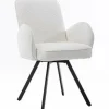 Tower Living Eettafelstoel Livo draaistoel Ascot 1 wit New