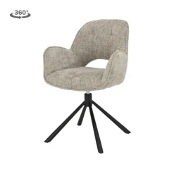 Tower Living Eettafelstoel Isola draaibaar- Haga 30 beige Clearance