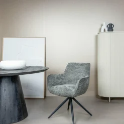 Tower Living Eettafelstoel Fondo draaistoel Mona 120 taupe Discount