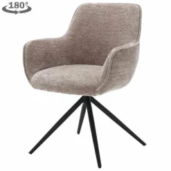 Tower Living Eettafelstoel Fondo draaistoel Mona 120 taupe Discount