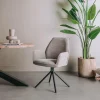 Tower Living Eettafelstoel Amaro Swivel draaistoel Nature 120 beige / grijs Sale