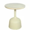 Tower Living Elba Bijzettafel gebroken wit rond 40 sm Hot