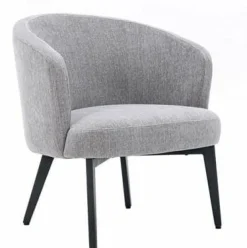 Tower Living Fauteuil Albi - stof Nature 452 blauwgrijs Online