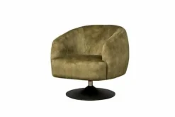 Tower Living Fauteuil Barga - groen, goud en grijs Sale