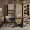 Tower Living Fermo Eetkamertafel rond olijfbruin 130 cm Discount