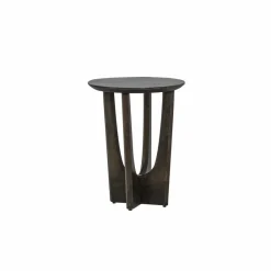 Tower Living Fermo Salontafel rond olijfbruin 40 cm Outlet
