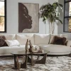 Tower Living Fermo Salontafel rond olijfbruin 90 cm Hot