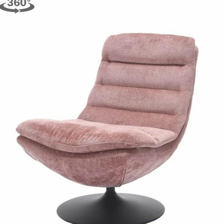 Tower Living Marano Fauteuil - Harmony 63 peachy pink (draaibaar) Outlet