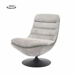 Tower Living Marano Fauteuil - Harmony 04 ice grey (draaibaar) Outlet