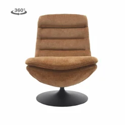 Tower Living Marano Fauteuil - Harmony 56 caramel brown (draaibaar) Sale