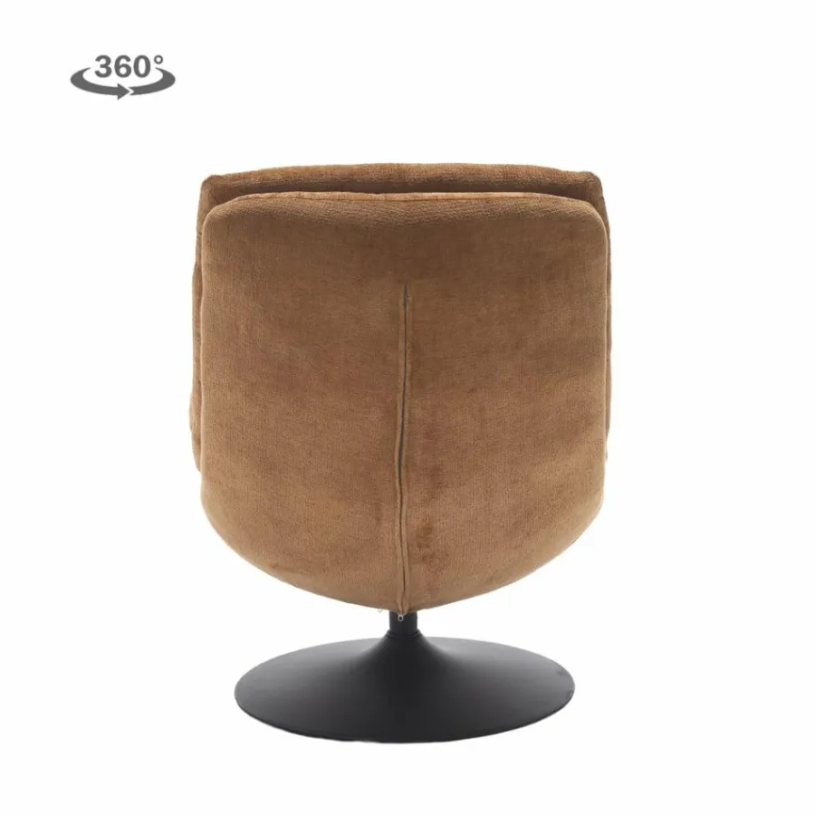 Tower Living Marano Fauteuil - Harmony 56 caramel brown (draaibaar) Sale