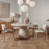 Tower Living Mello Eetkamertafel rond beige 130 cm Hot