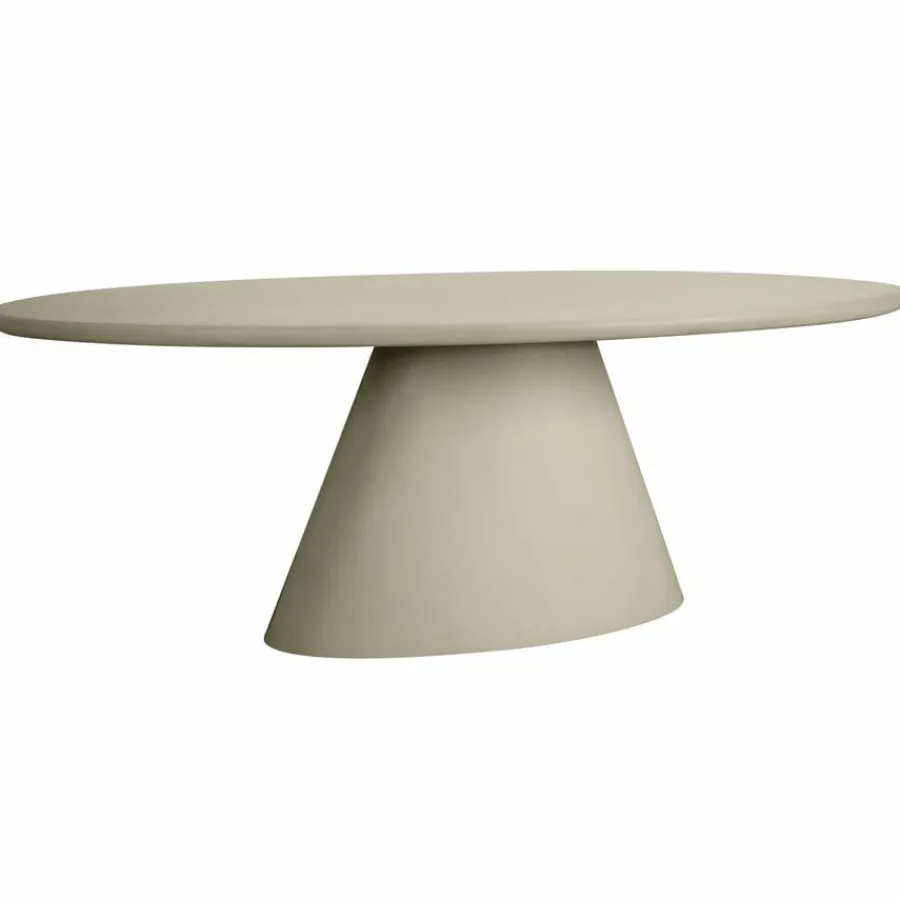 Tower Living Mello Eetkamertafel ovaal beige 220 cm showroommodel Clearance