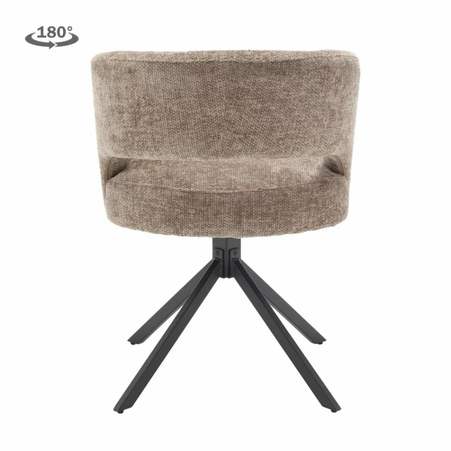 Tower Living Mura Armstoel - fabric Haga 39 cappuccino (draaibaar) Discount