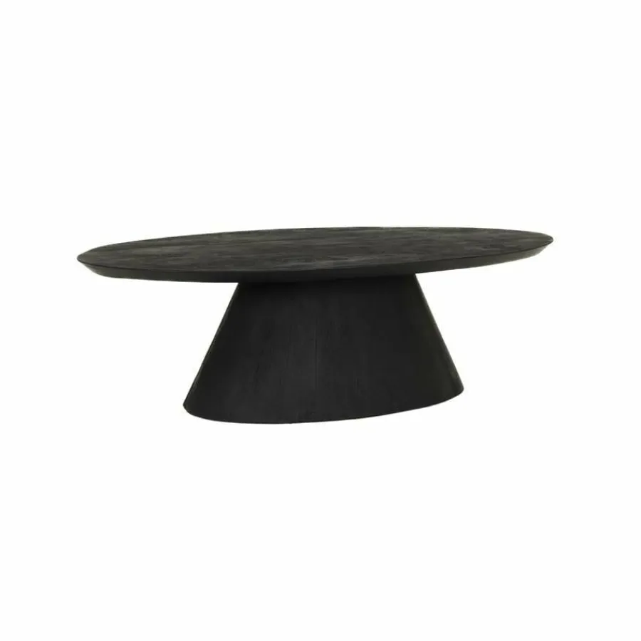 Tower Living Premana Salontafel zwart ovaal 135 cm Clearance