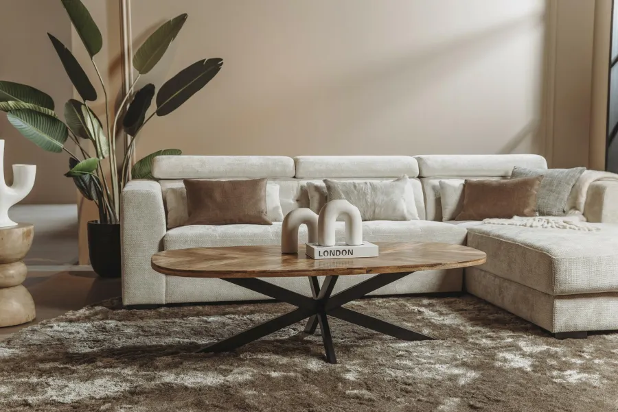 Tower Living Salontafel Silvi 130 cm - Naturel Sale