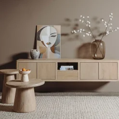 Tower Living Tenna TV-meubel naturel 200 cm
