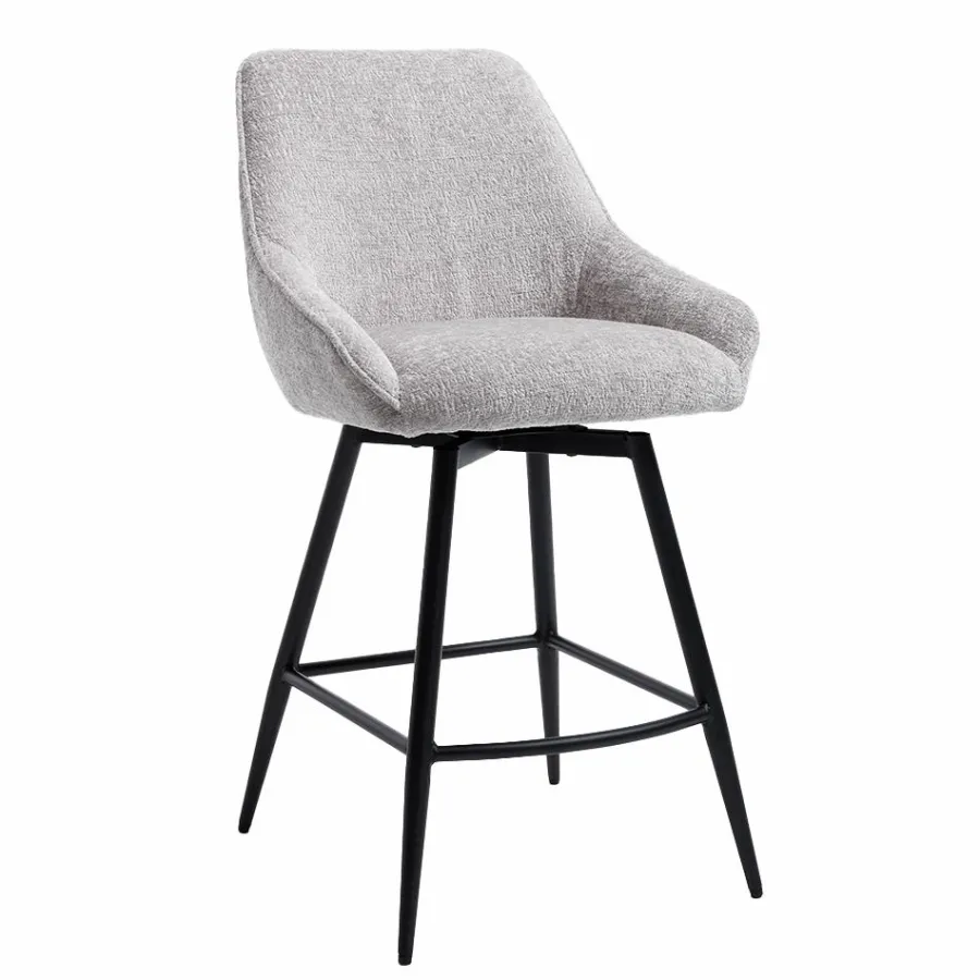 Tower Living Trino Barstoel - fabric Trenza 08 oyster (draaibaar) Online