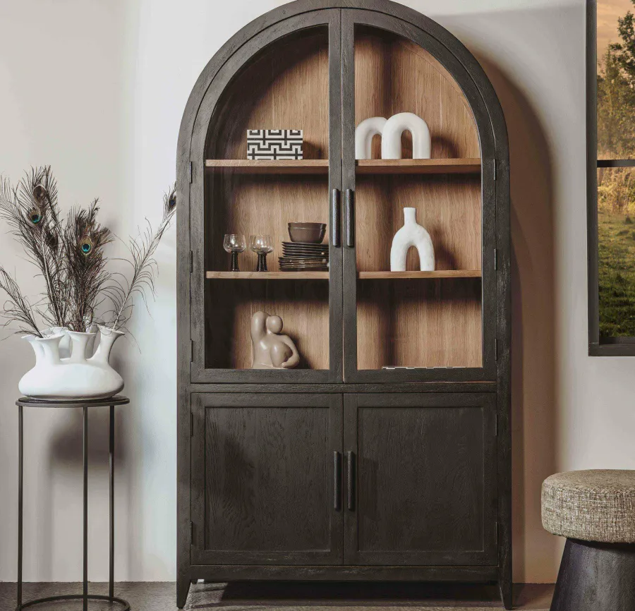 Tower Living Vitrinekast Rotondi – 120 cm Discount
